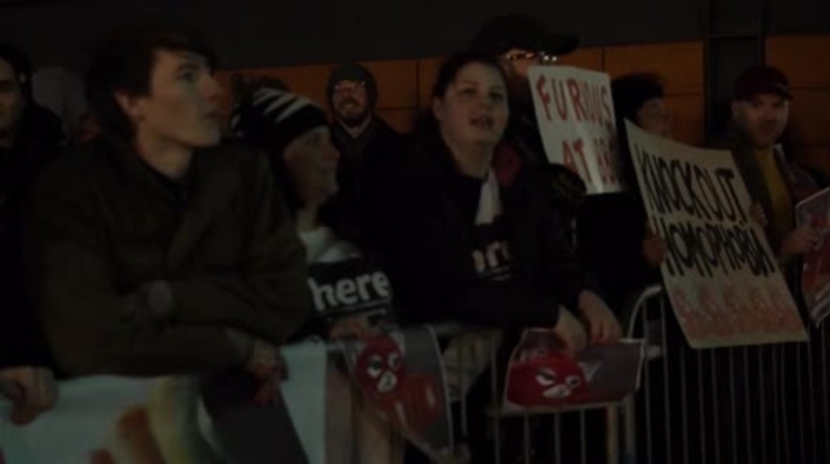 UK: LGBT protesters picket BBC awards over Tyson Fury nomination