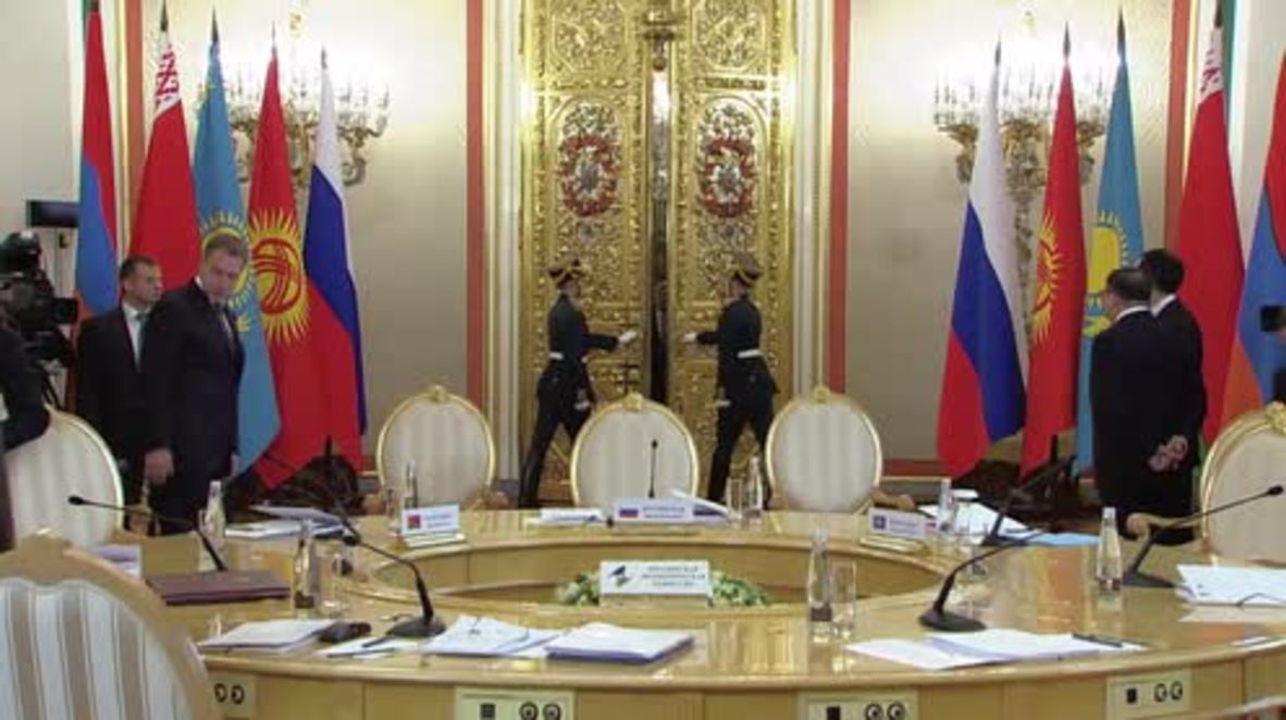 Russia: Putin meets with Supreme Eurasian Economic Council in Moscow