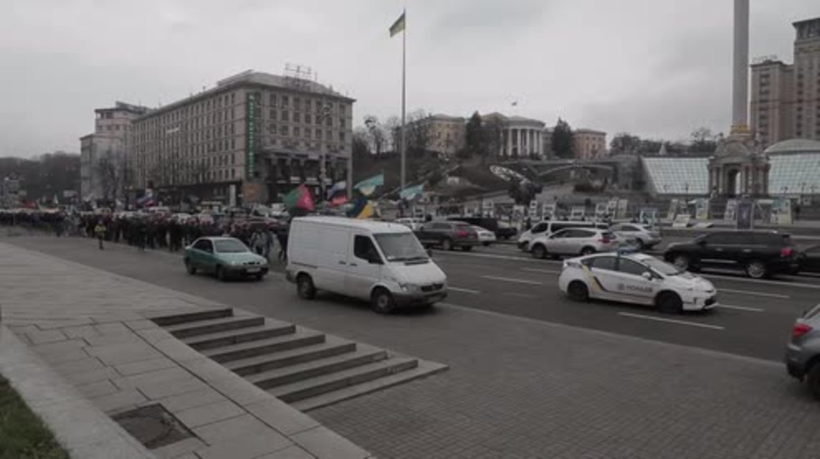 Ukraine: Miners march on Energy and Coal Mining Ministry to call for state support
