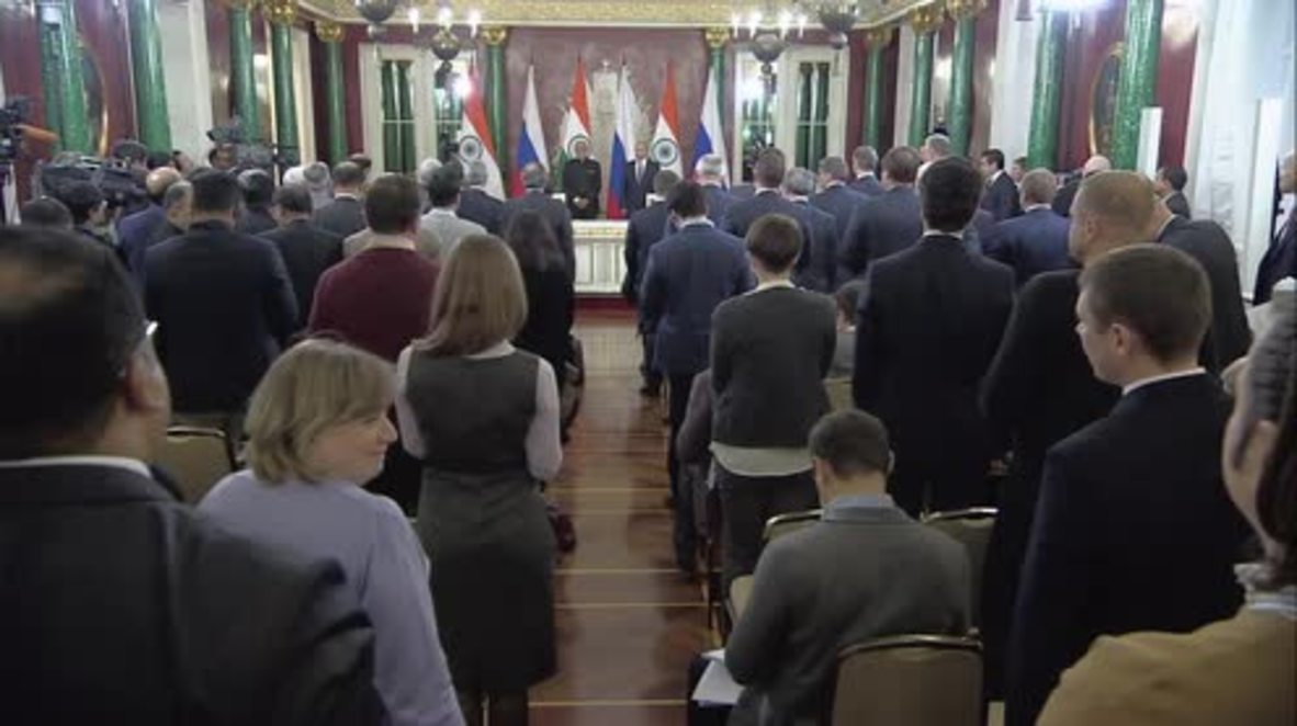 Russia: Putin and Modi seal bilateral agreements in Moscow