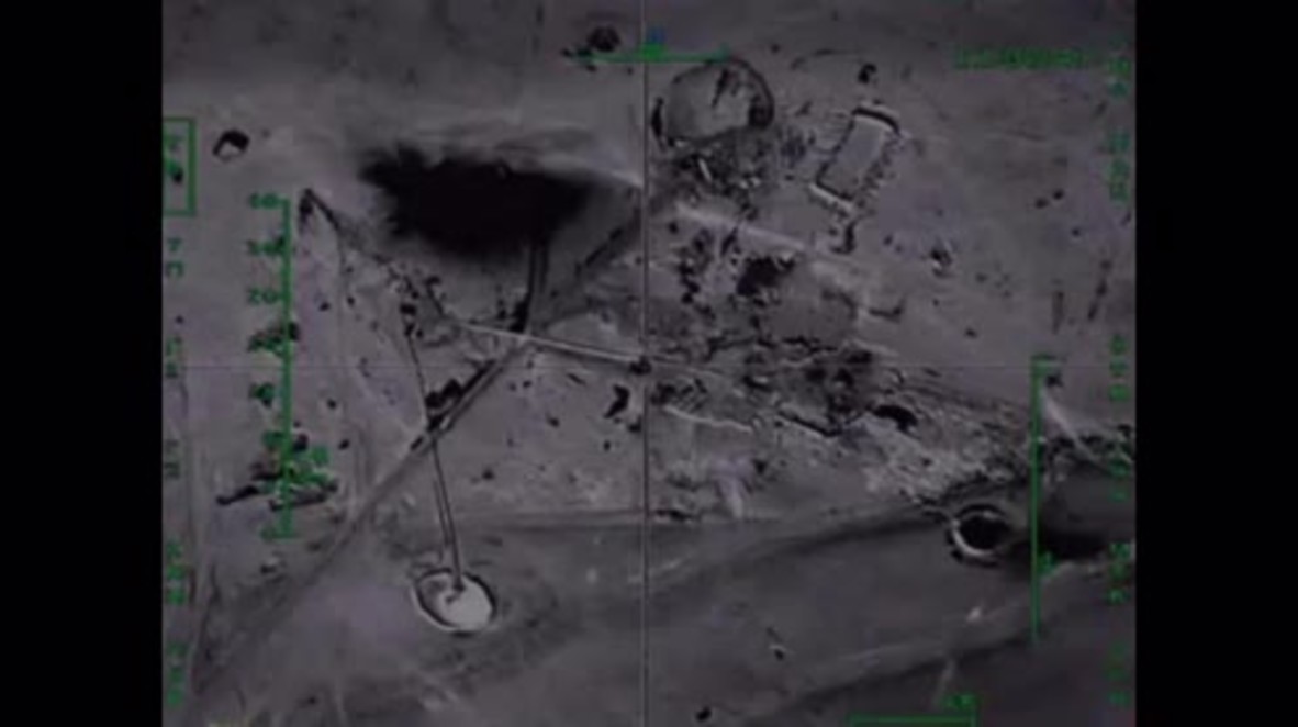 Syria: Russian airstrikes destroy suspected ISIS oil refinery
