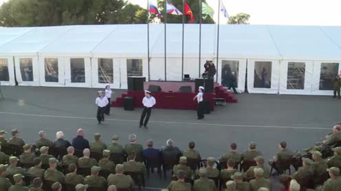 Syria: Russian troops enjoy Christmas festivities at Hmeymim airbase