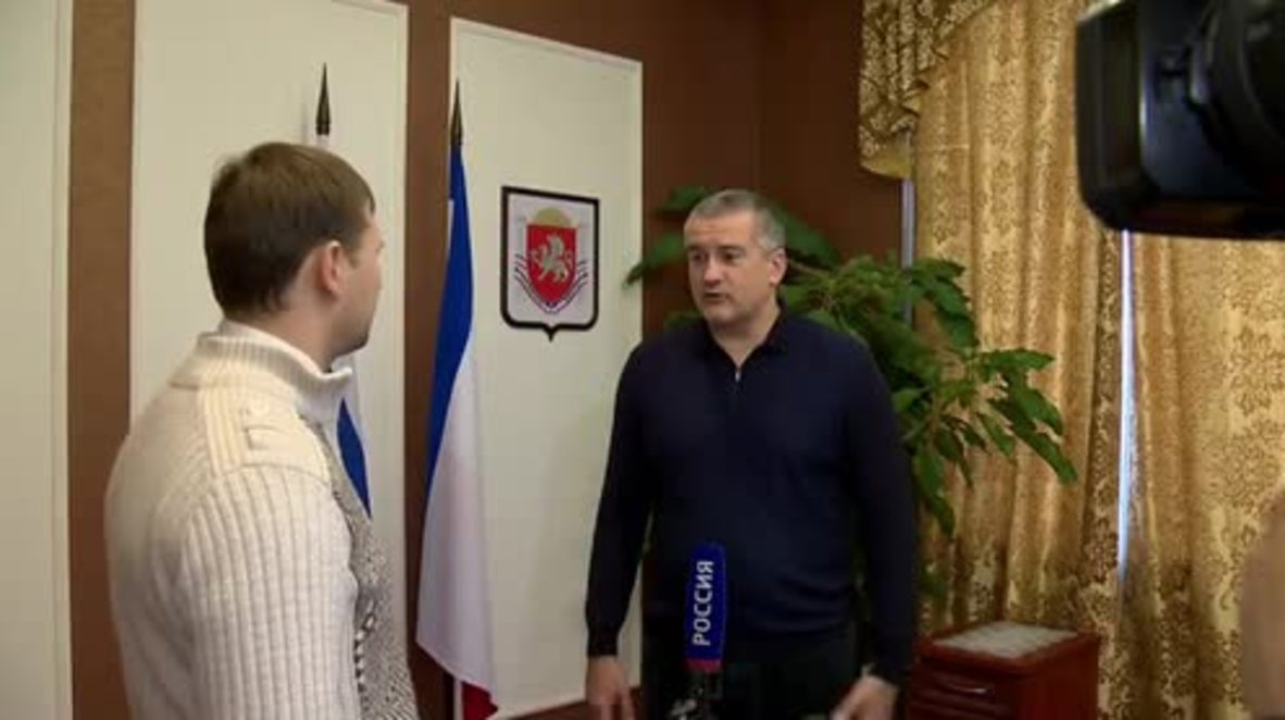 Russia: Crimean PM hails renewed Russian gas supply to Ukraine's Genichesk