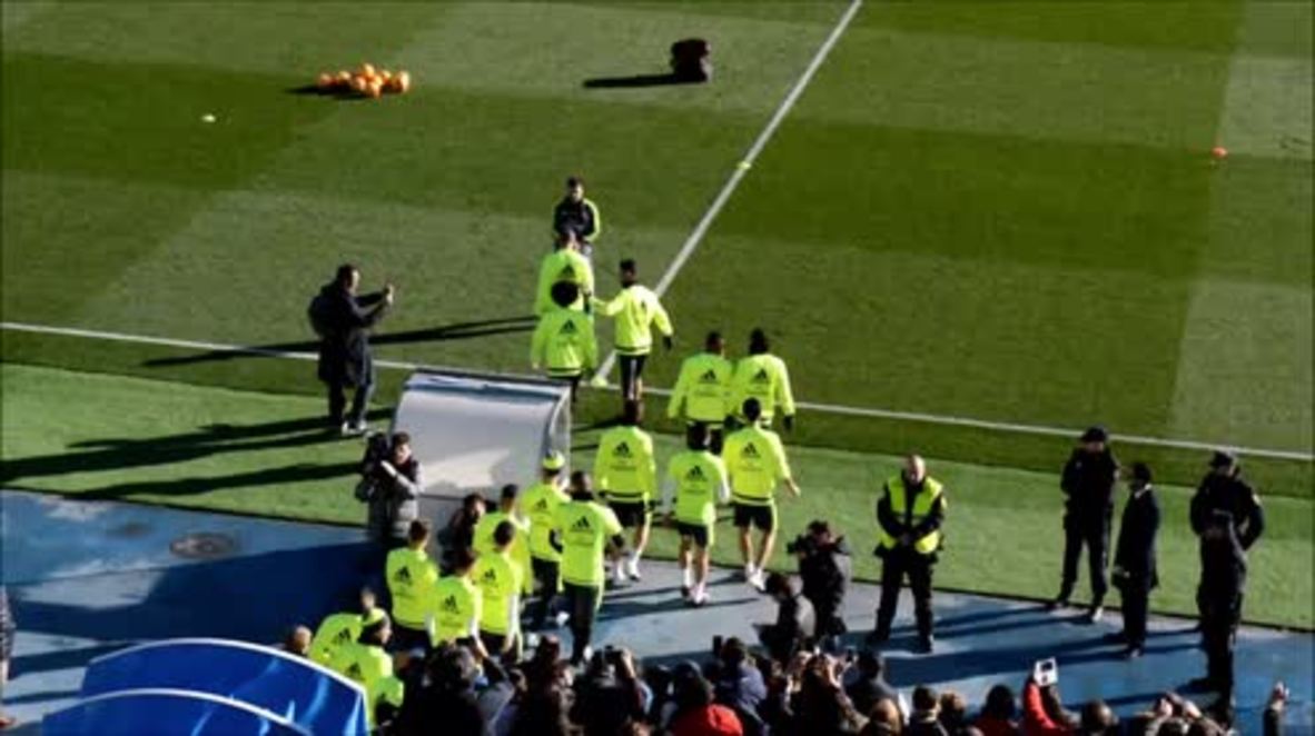 Spain: Zidane holds first training session as Real Madrid boss