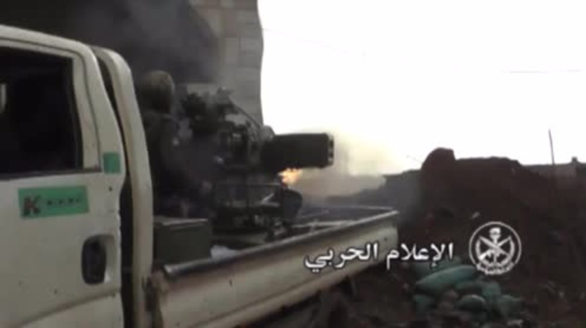 Syria: Army troops battle militants in Daraa