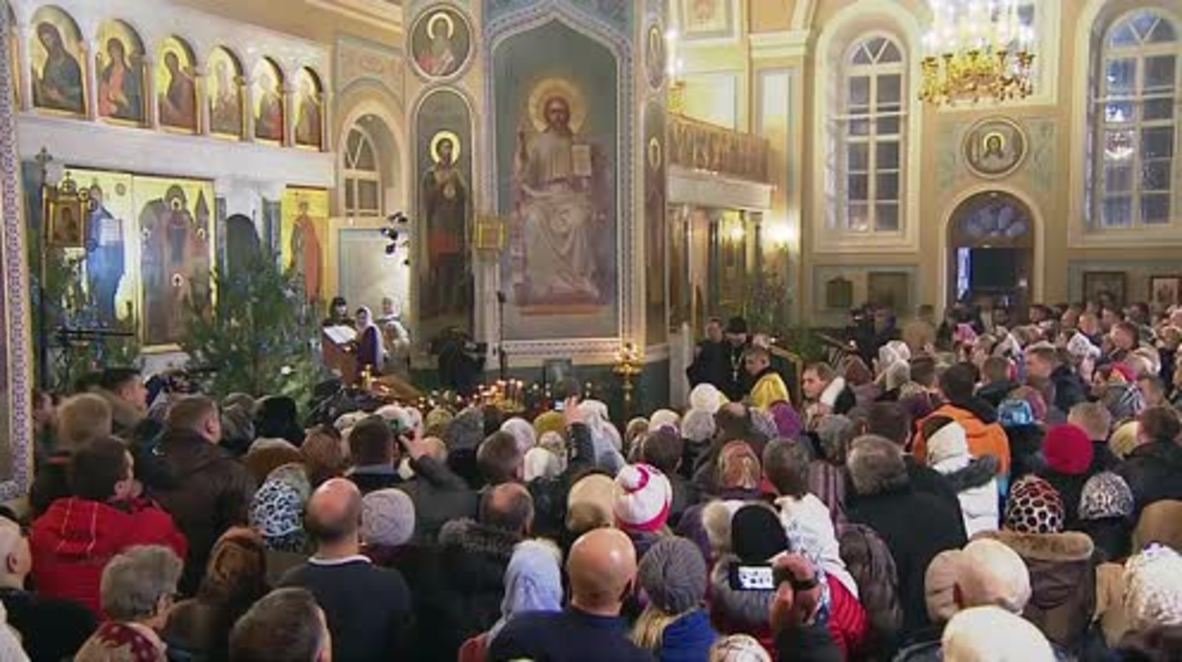 Russia: Putin attends Orthodox Christmas Mass in Tver Oblast