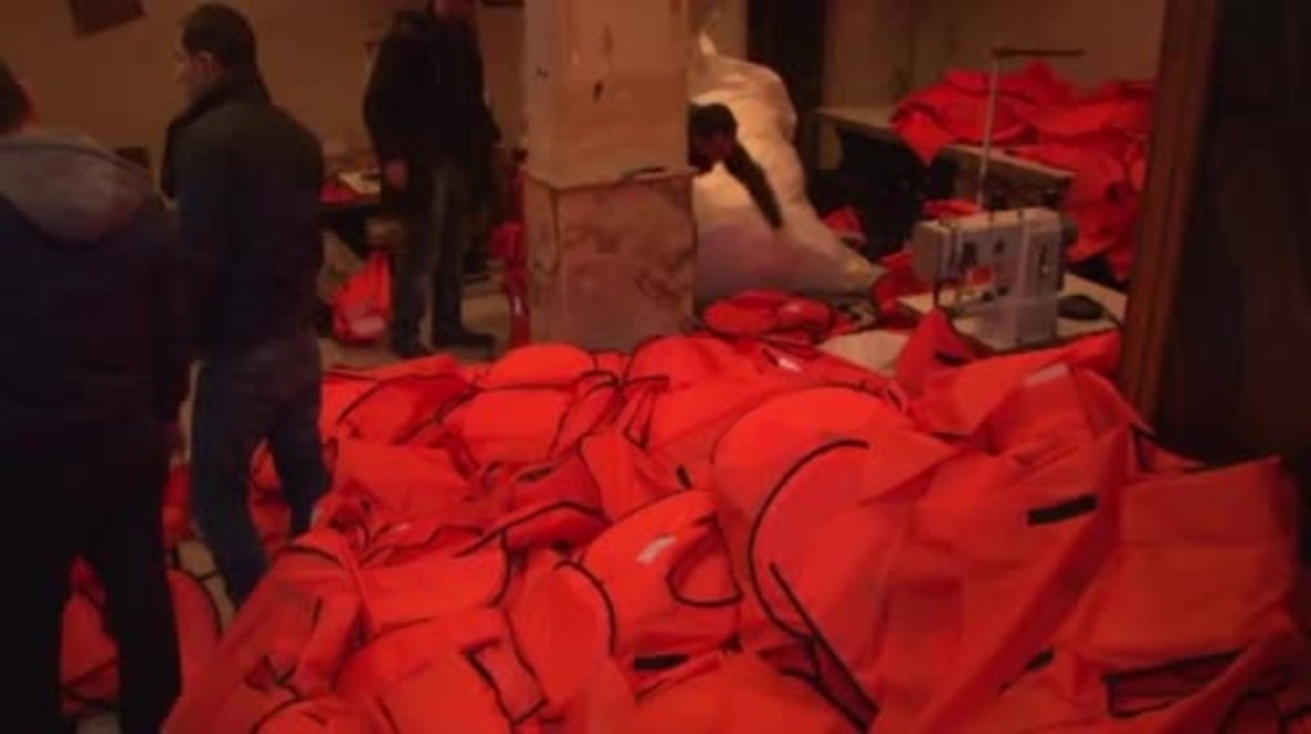 Turkey: Police seize more than 1,000 fake life jackets during Izmir raid