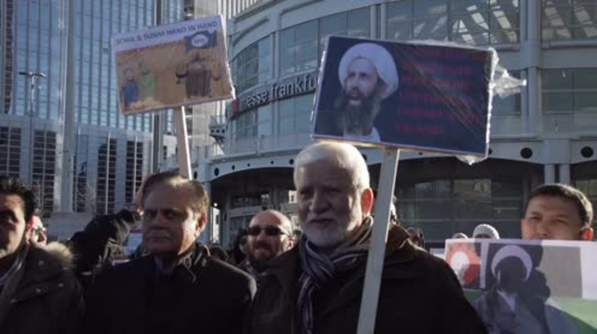 German: Protesters march on Saudi consulate to decry execution of Shia cleric