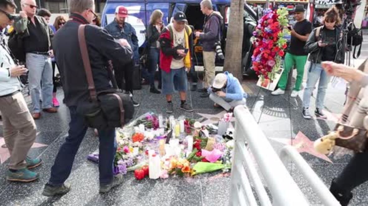 USA: Los Angeles mourns music legend David Bowie