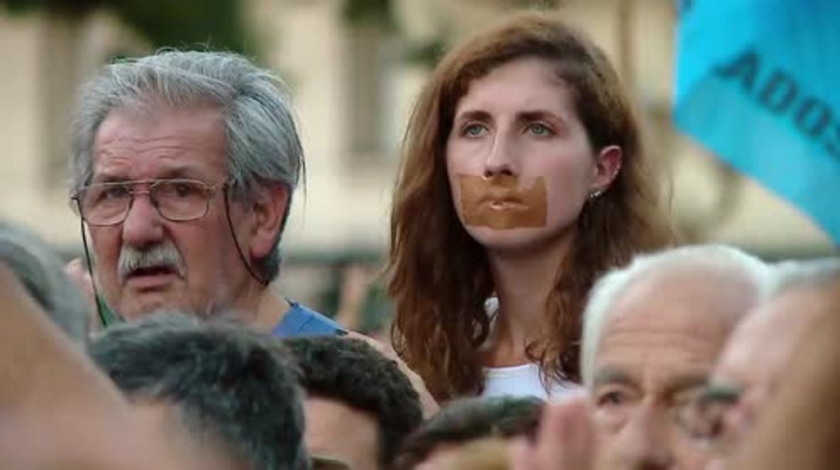 Argentina: Anti-Macri protesters denounce sacking of Uruguayan journo