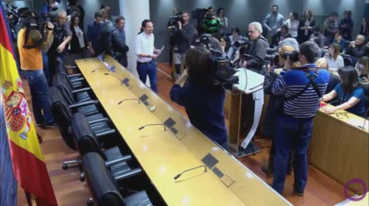 Spain: Podemos' Iglesias offers himself as vice president of possible coalition government