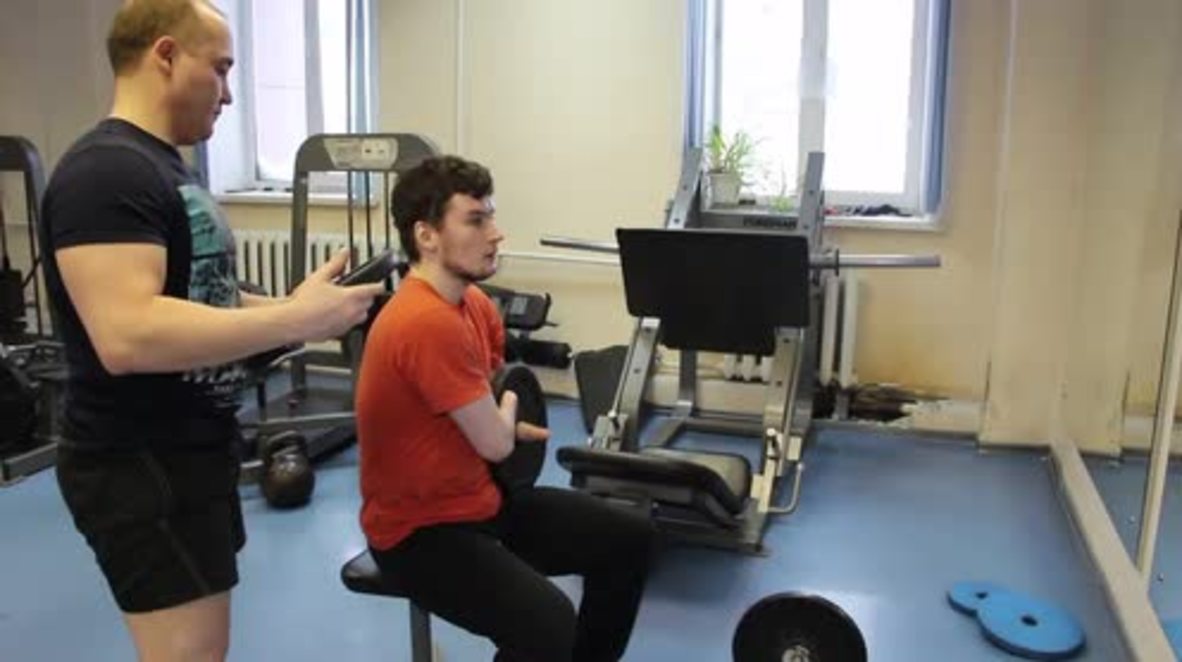 Russia: Meet Evgeny Kovalnogikh - the powerlifter born with no hands