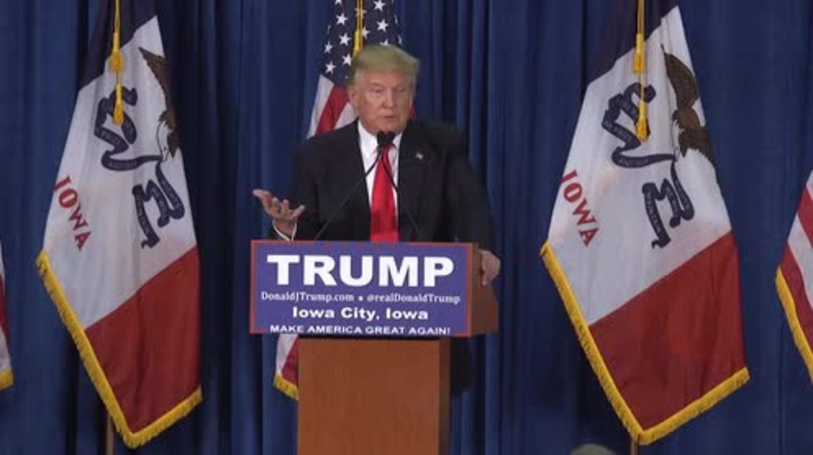 USA: 'Heil Trumpler!' Protesters attack Trump, one with TOMATOES, in Iowa