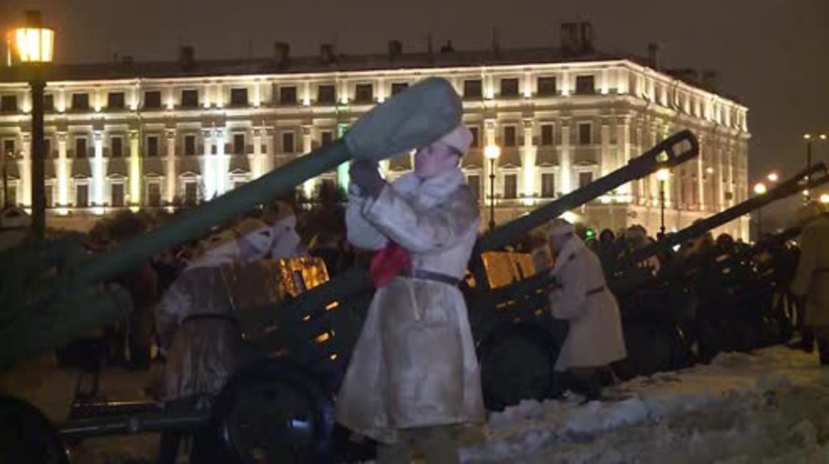 Russia: St. Petersburg commemorates Siege of Leningrad 72nd anniversary