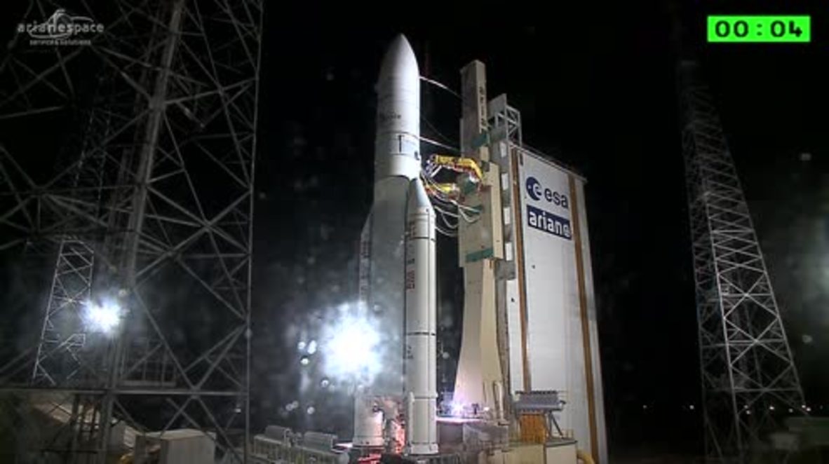 French Guiana: Ariane 5 rocket launches Intelsat communications satellite