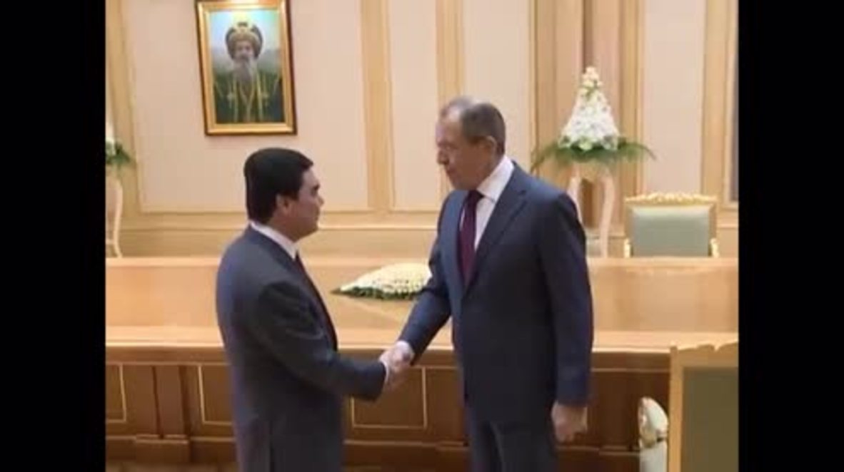 Turkmenistan: Lavrov meets Berdimuhamedow to boost economic and security ties