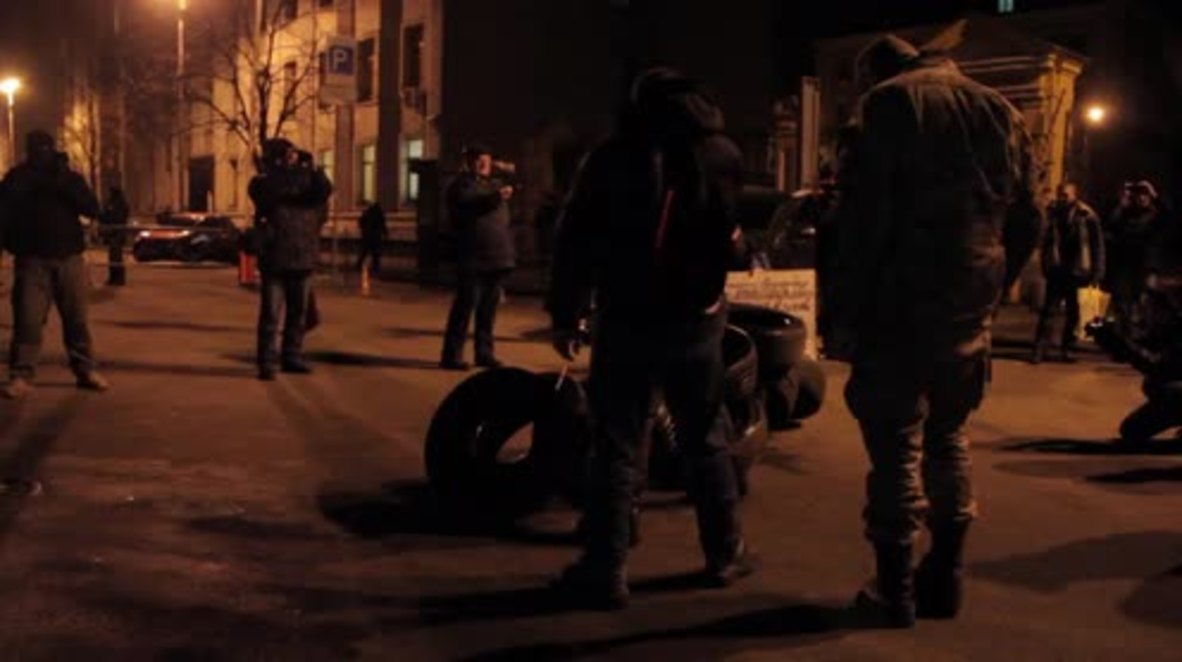 Ukraine: Right Sector march on anniversary of Battle of Kruty