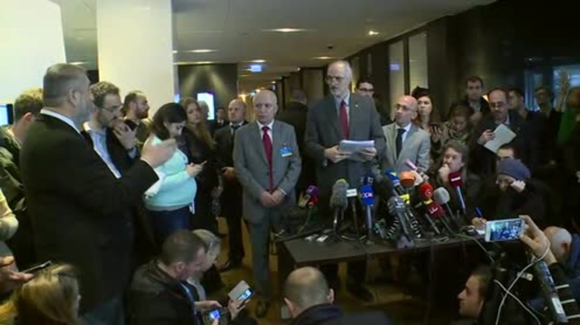 Switzerland: Terrorism used as 'political weapon' to pressure Syrian govt. - Jaafari