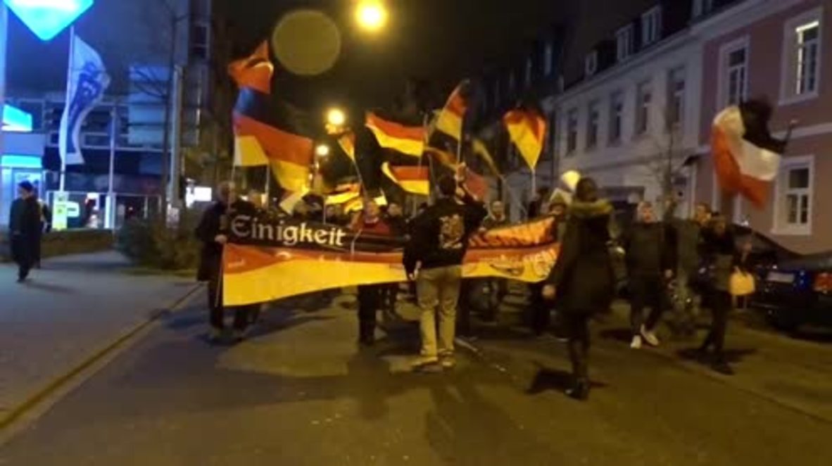 Germany: Police officer injured as far-right rallies through Karlsruhe
