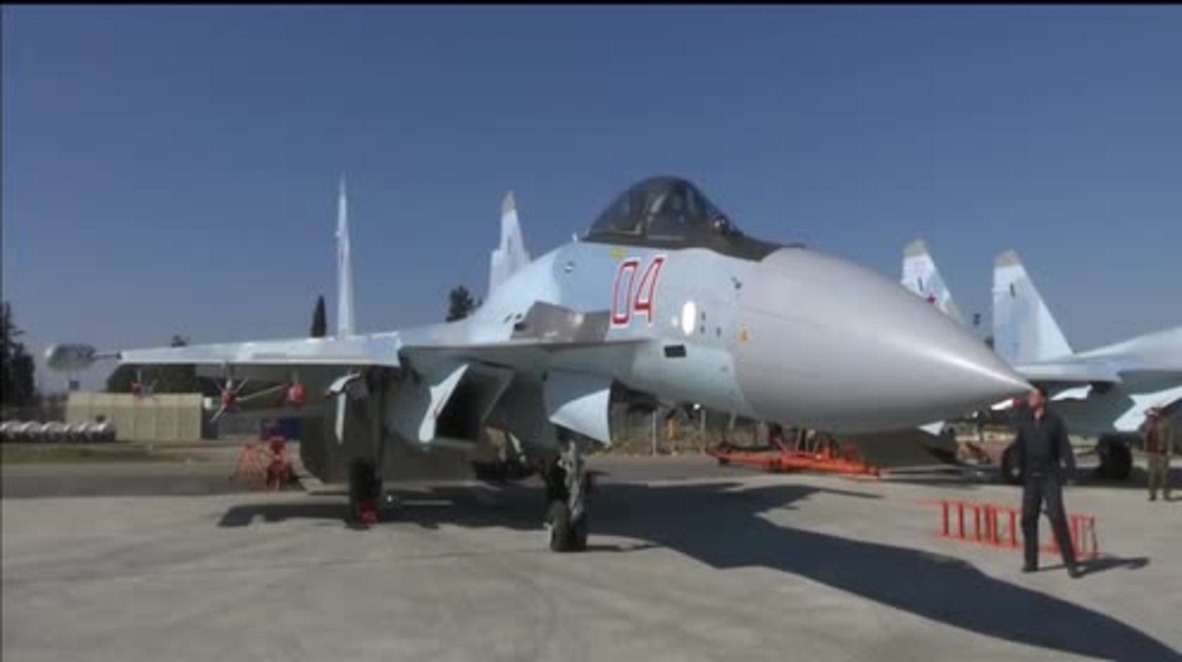 Syria: New Sukhoi Su-35S jets perform sorties from Hmeymim airbase