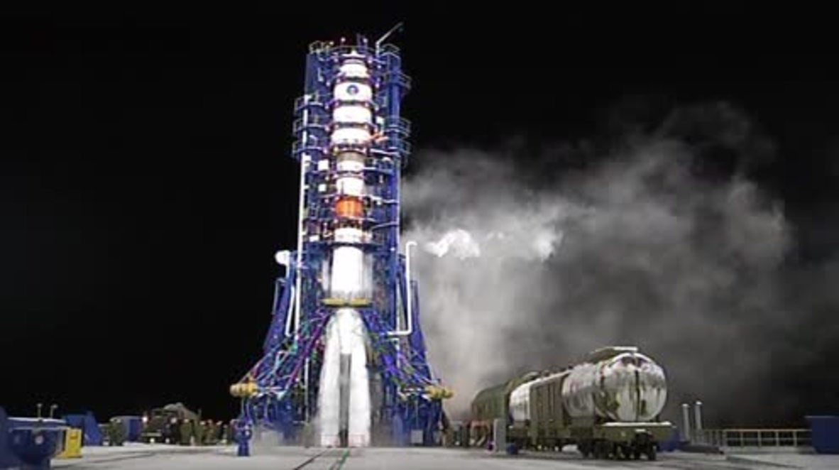 Russia: Soyuz rocket launches Glonass-M satellite into space