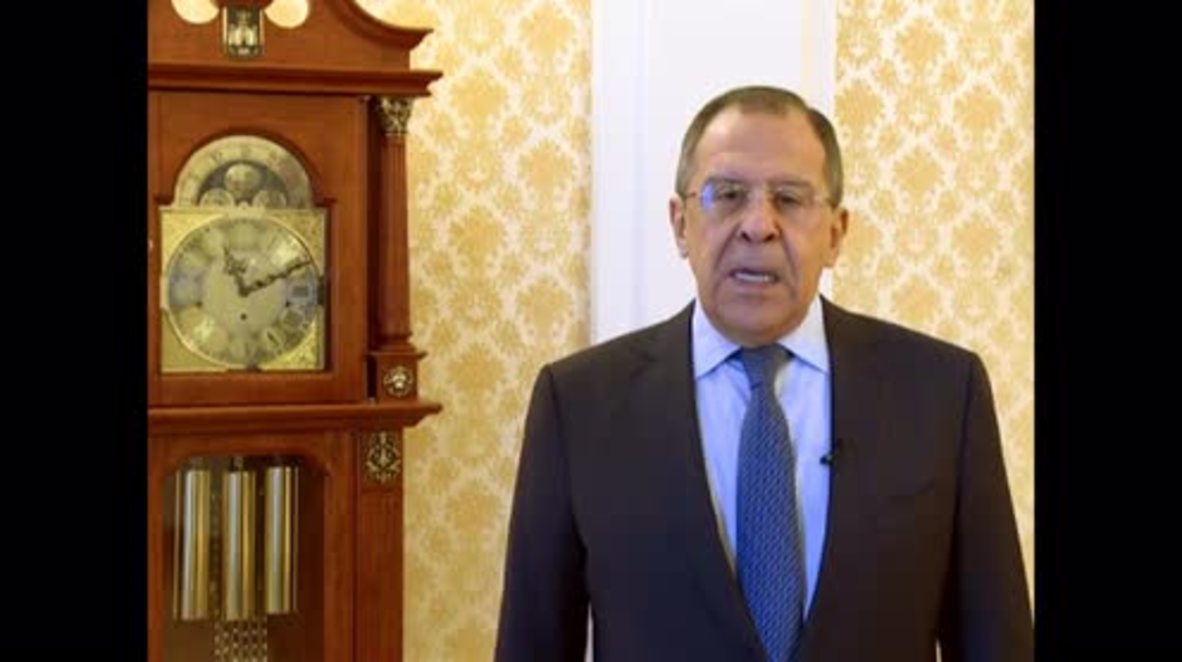Russia: Lavrov slams "unilateral egoistic line" on Syria that benefits some