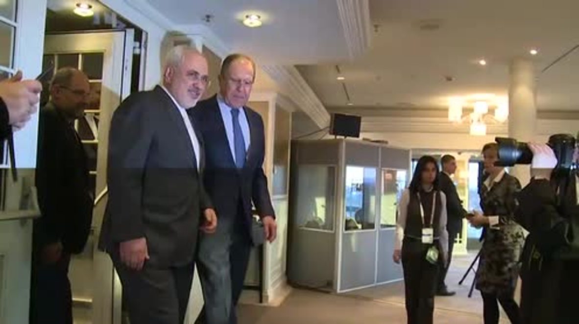 Germany: Lavrov meets Iranian FM Zarif ahead of Syria talks in Munich
