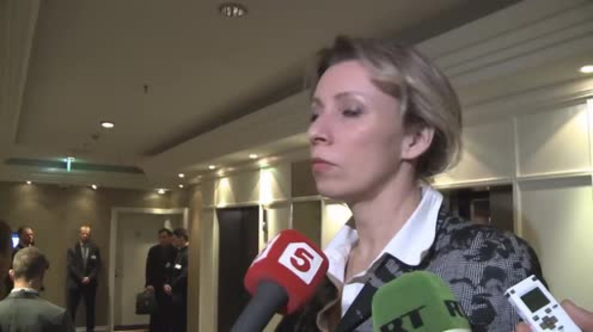 Germany: 'Everything is in full swing' for ISSG meeting - Zakharova