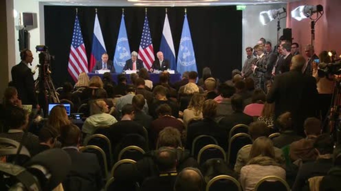 Germany: ISSG task forces to be launched, confirm Kerry and de Mistura