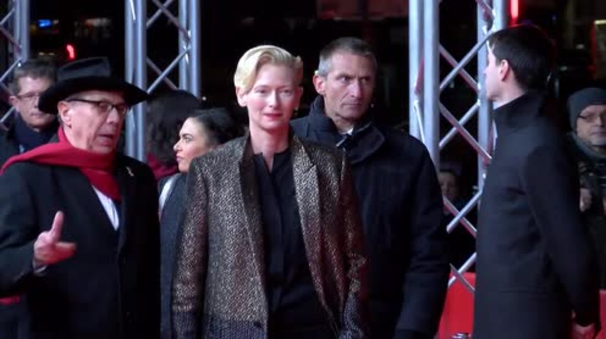 Germany: Tilda Swinton attends Berlinale Bowie tribute