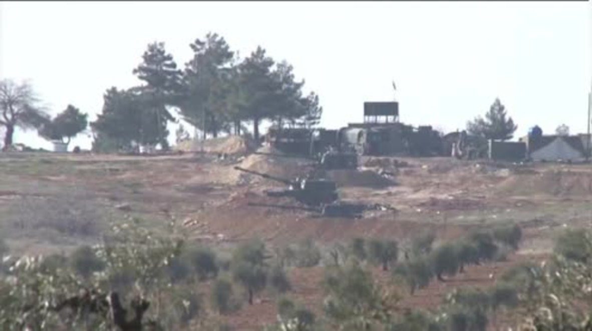 Turkey: Army howitzers rain shells on Kurdish YPG fighters in Syria