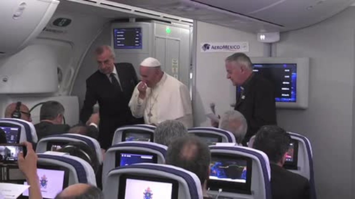 International airspace: Pope Francis queries Donald Trump's Christianity