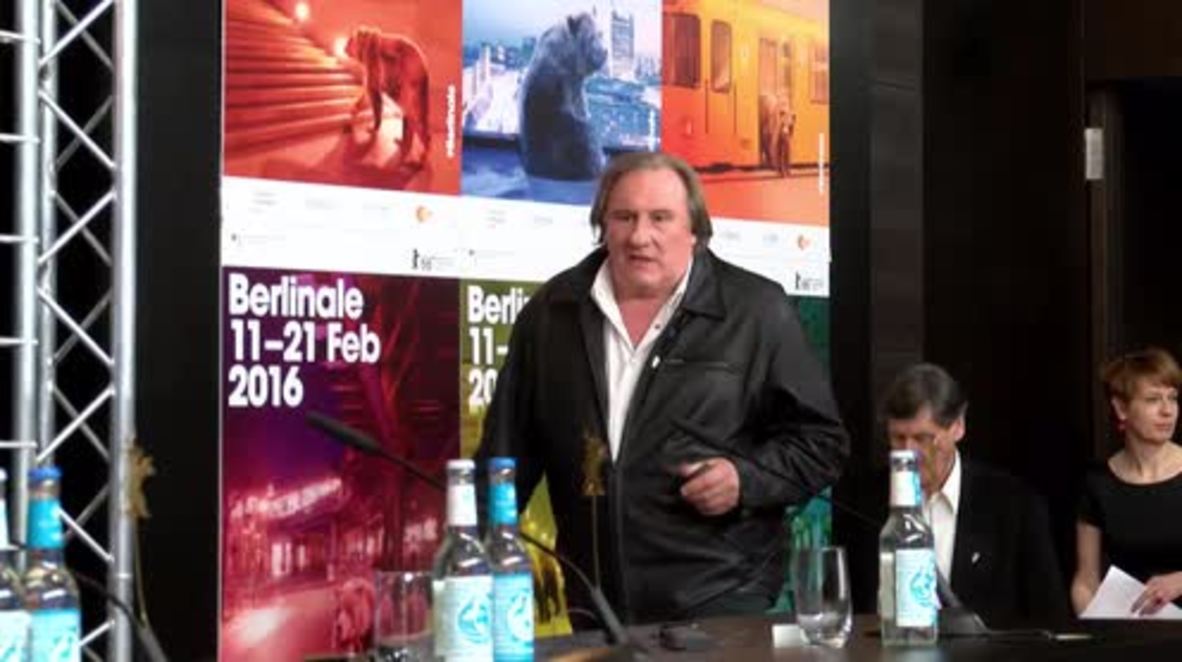 Germany: Gerard Depardieu praises Putin and Russian people at Berlinale