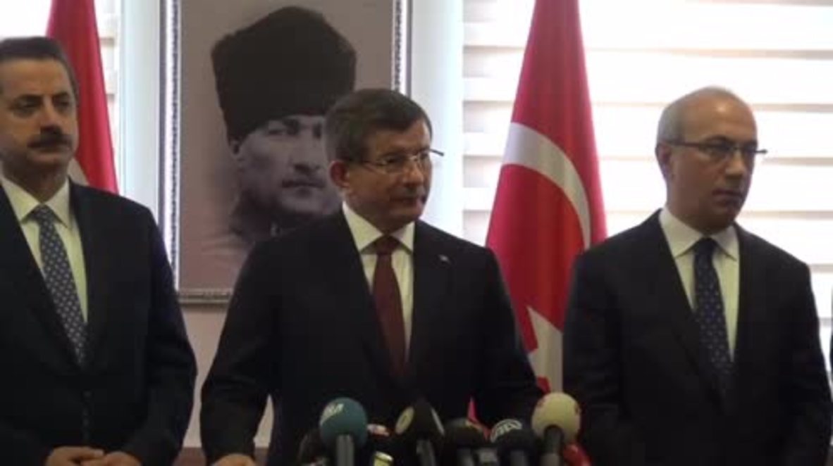 Turkey: "Turkey will not be bound by the Syrian ceasefire" - Davutoglu