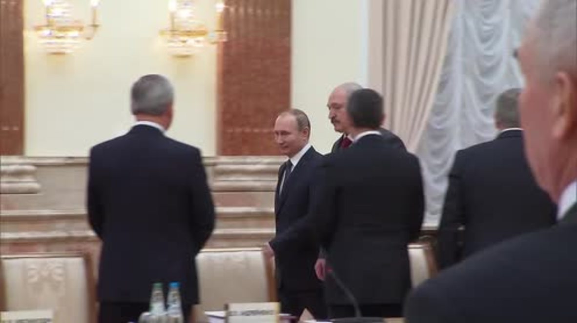 Belarus: Putin and Lukashenko talk military cooperation at Union State session