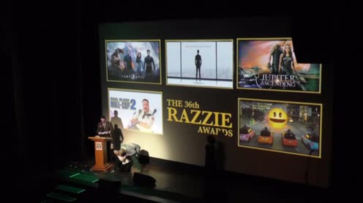 USA: Fifty Shades of Grey awarded 'worst picture' at the Razzies