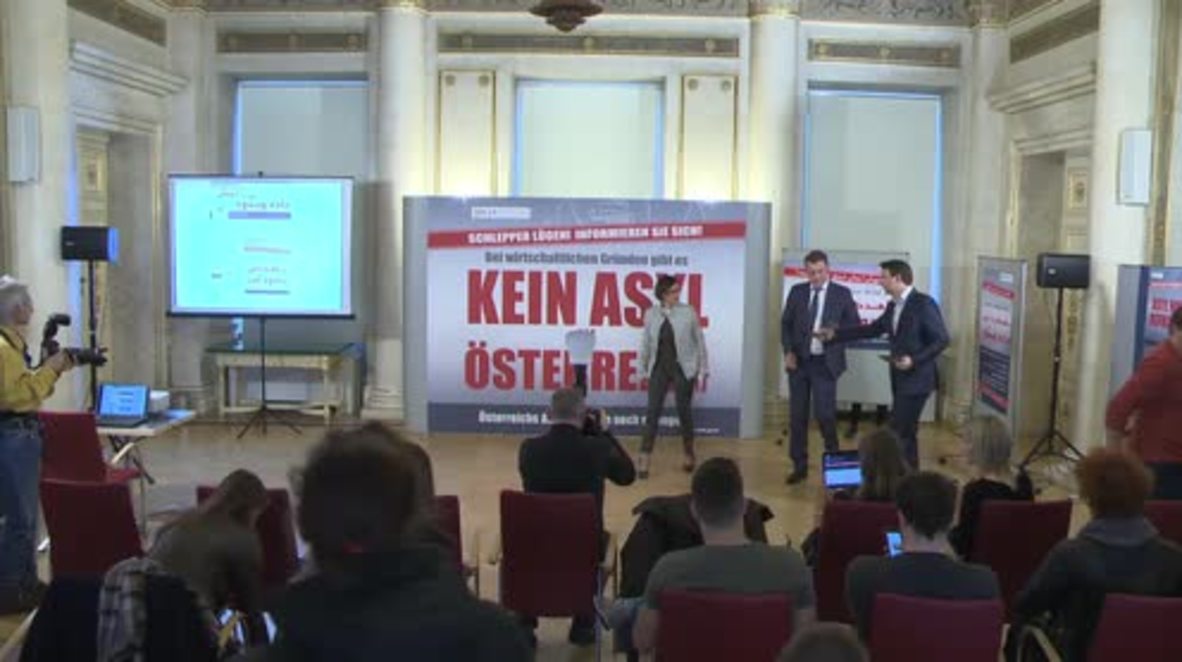 Austria: IntMin Leitner promotes campaign to deter Afghans from claiming asylum