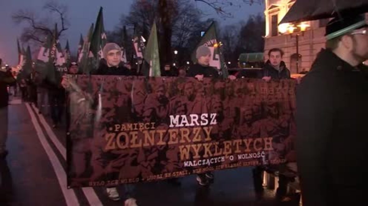 Poland: Thousands march in memory of anti-communist 'Cursed Soldiers'