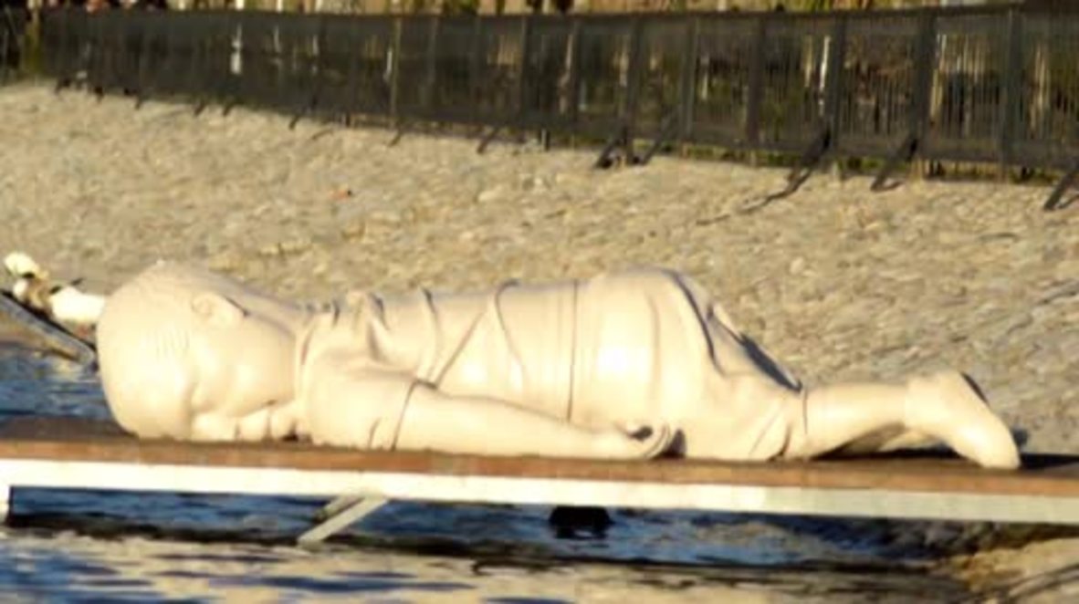 Iraq: Sculpture of drowned refugee Alan Kurdi unveiled in Sulaimani