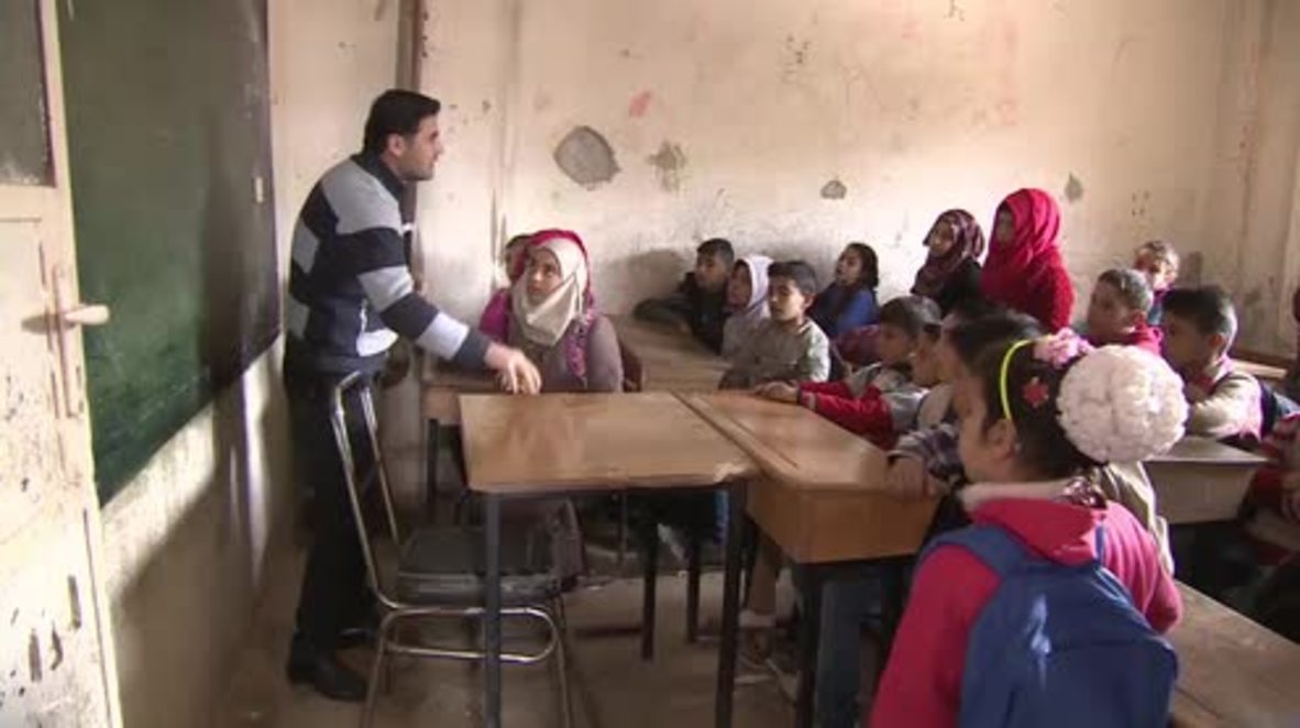 Syria: Daily life continues in village unmarred by conflict