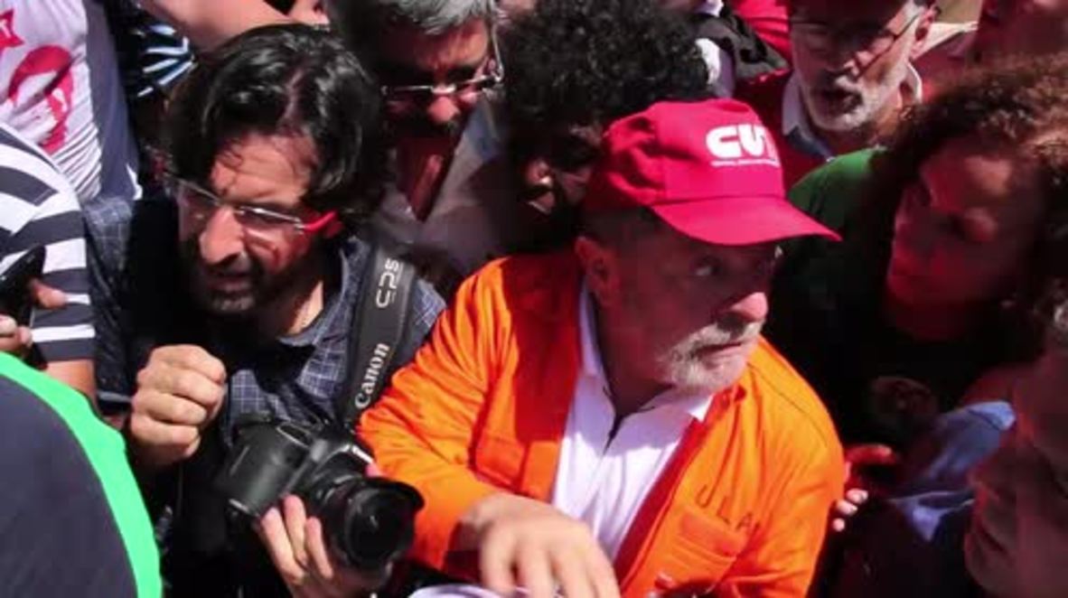 Brazil: Former President Lula detained in Petrobas corruption probe *ARCHIVE*