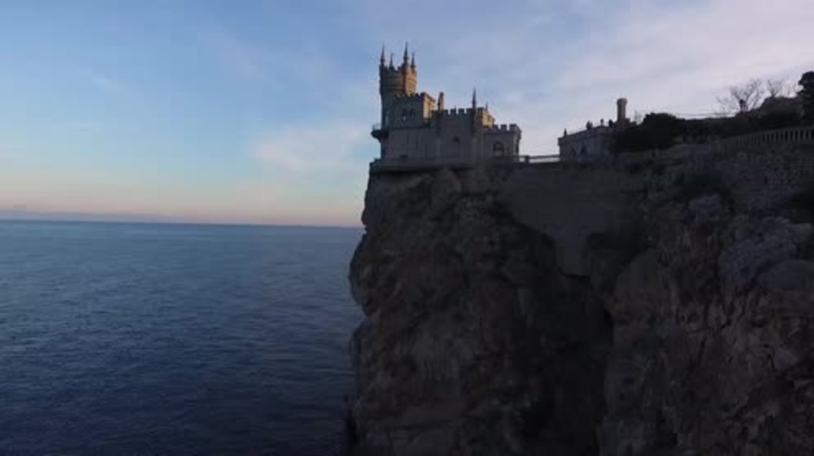 Russia: Drone's-eye-view captures Crimea's most spectacular landmarks