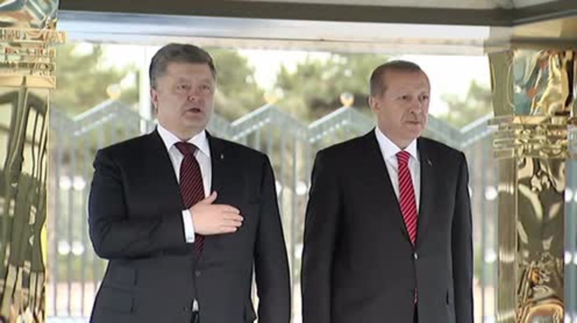 Turkey: Ukrainian President Poroshenko visits Ankara for bilateral talks