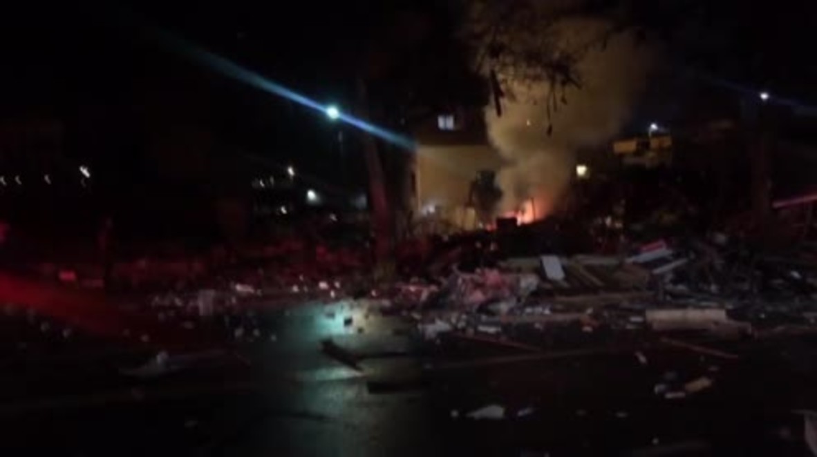 USA: Nine injured and three buildings levelled in Seattle gas explosion