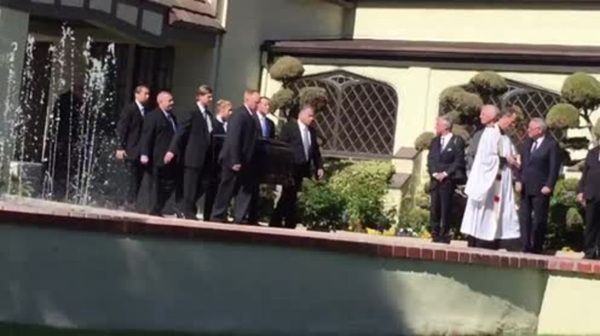 USA: Memorial service for Nancy Reagan held in Santa Monica
