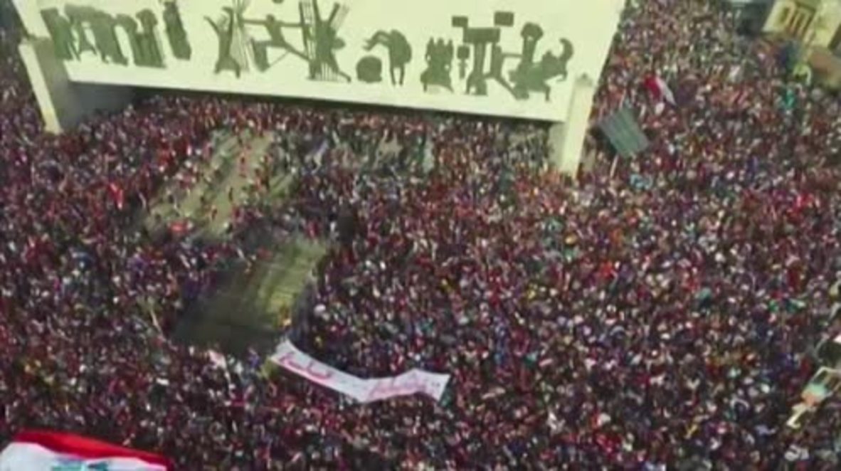 Iraq: Thousands stage anti-government protest in central Baghdad