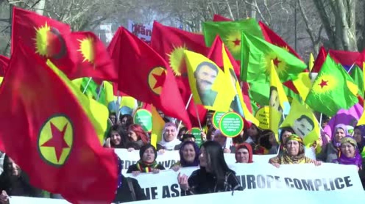 France: Activists protest Turkish brutality against Kurds