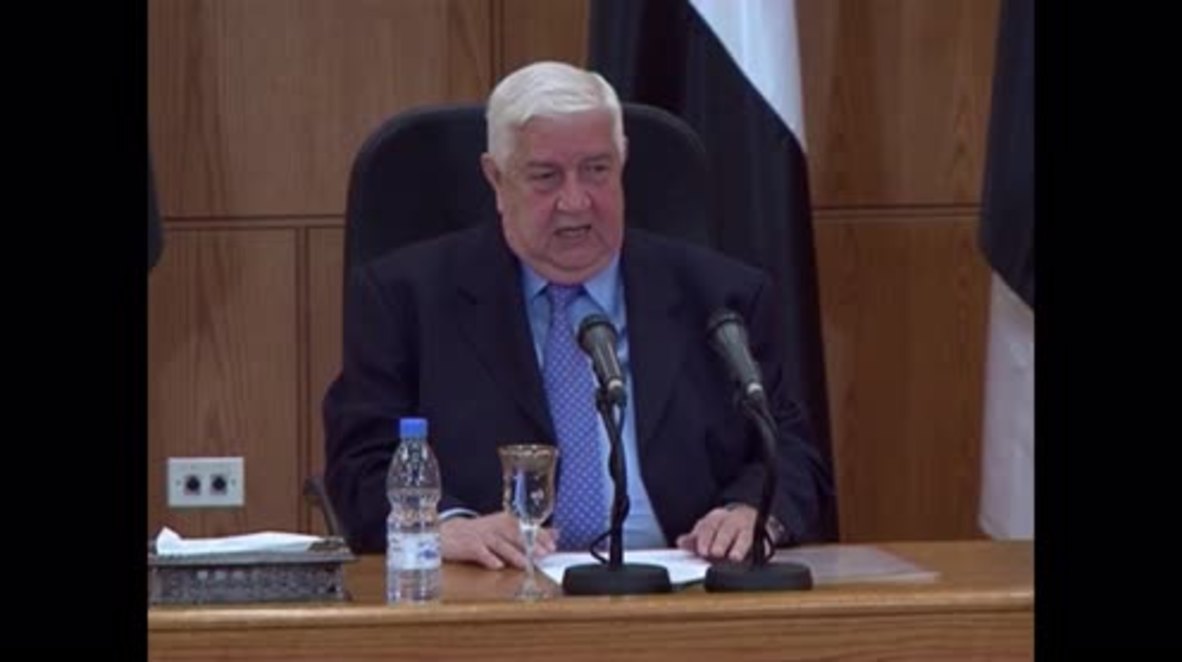 Syria: Govt. delegation won't repeat 'faults' of last peace talks - FM Muallem
