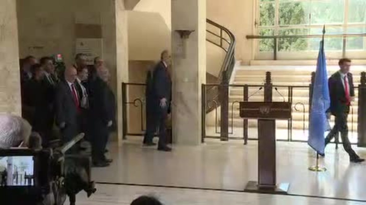 Switzerland: 'Mutual understanding' between Syrian govt delegation, de Mistura