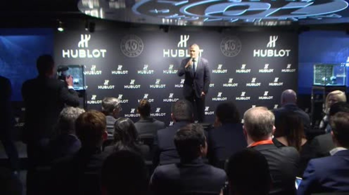 Switzerland: Hublot present full-sapphire transparent watches at Baselworld